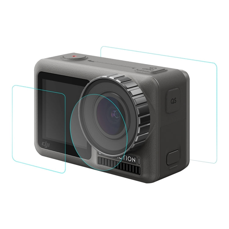 PULUZ Tempered Glass Film Set for DJI Osmo Action Camera