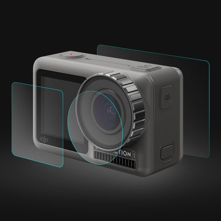 PULUZ Tempered Glass Film Set for DJI Osmo Action Camera