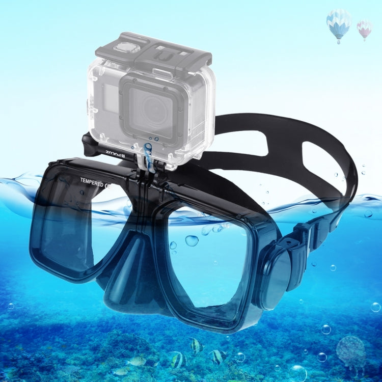 PULUZ Water Sports Diving Mask for Action Cameras (Black)
