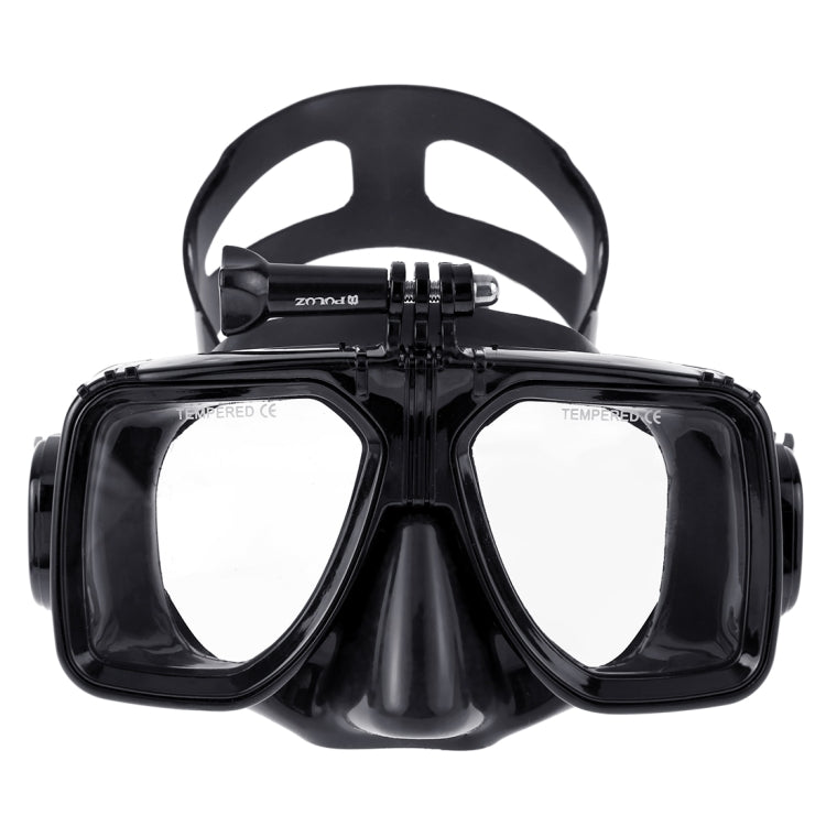 PULUZ Water Sports Diving Mask for Action Cameras (Black)