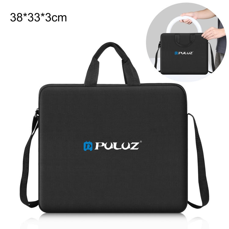 PULUZ 12 Inch Ring Light Storage Bag with Shoulder Strap (Black)