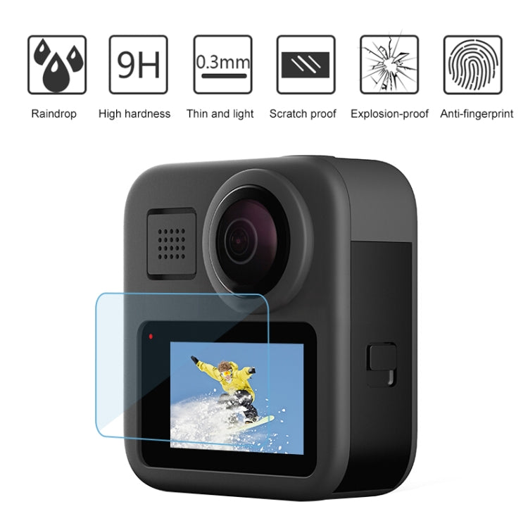 2 PCS PULUZ Tempered Glass Screen Protector for GoPro Max