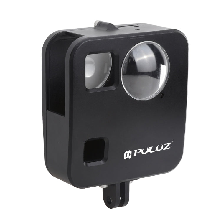 PULUZ GoPro Fusion Protective Cage with Mount and Lens Caps (Black)