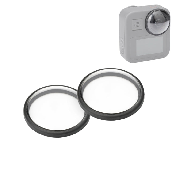 2-Pack Acrylic Lens Covers for GoPro Max Camera