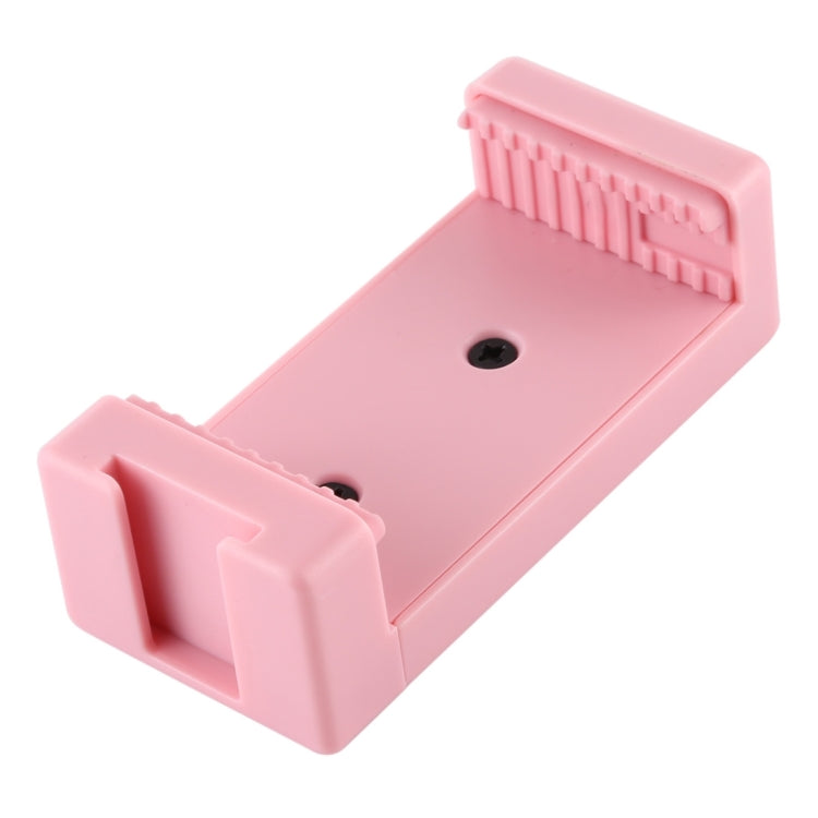 PULUZ Selfie Sticks Tripod Mount Phone Clamp with Cold Shoe Base (Pink)