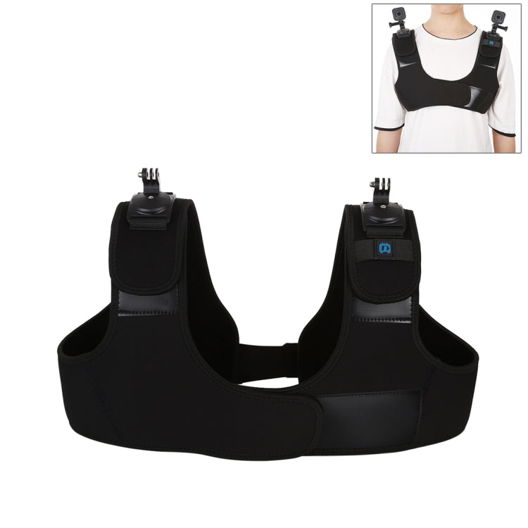 PULUZ Neoprene Dual & Single Shoulder Strap for Action Cameras