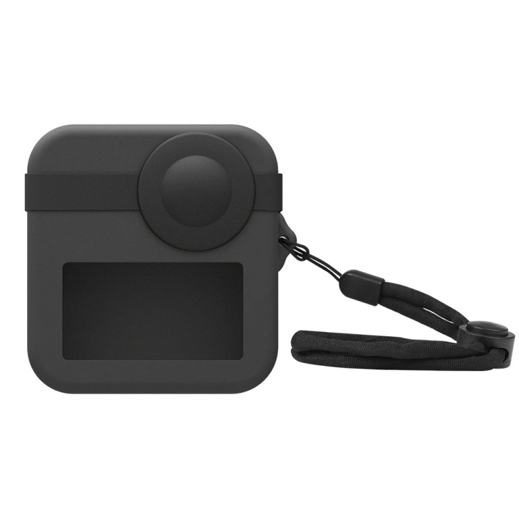 PULUZ GoPro Max Protective Silicone Case with Dual Lens Caps (Black)