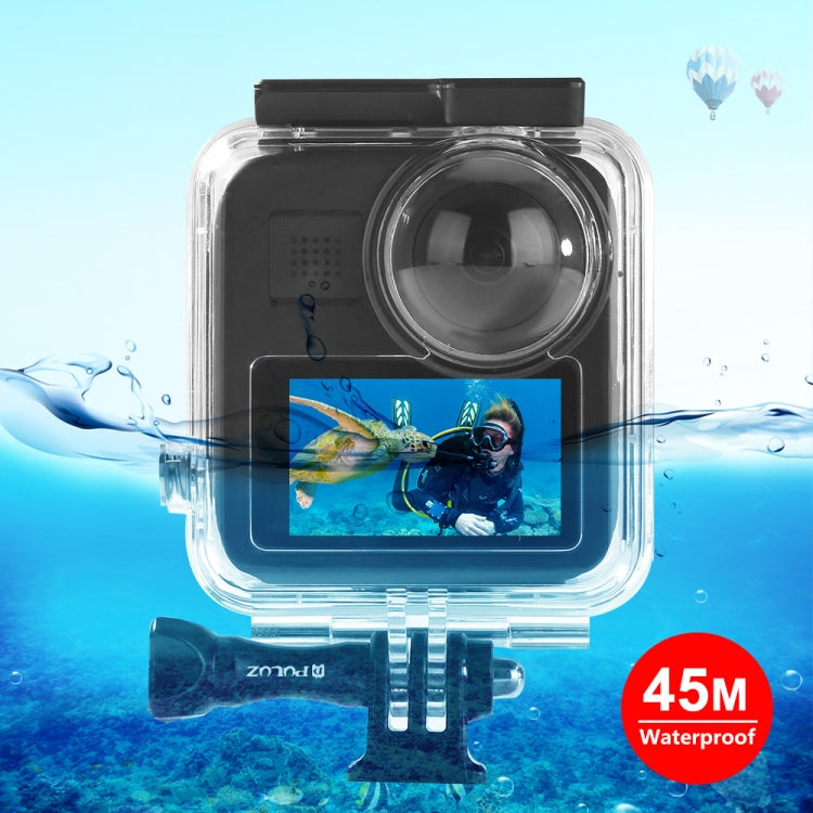 PULUZ Underwater Diving Case for GoPro MAX - 45m Waterproof Housing with Mount & Screw