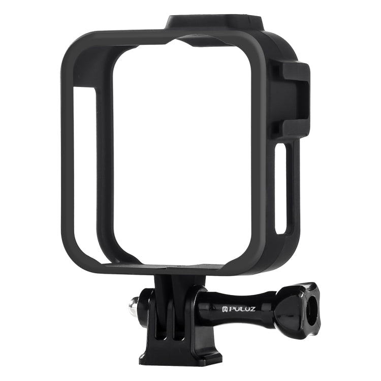 PULUZ GoPro Max Shockproof Side Frame Protective Case with Base & Long Screw (Black)