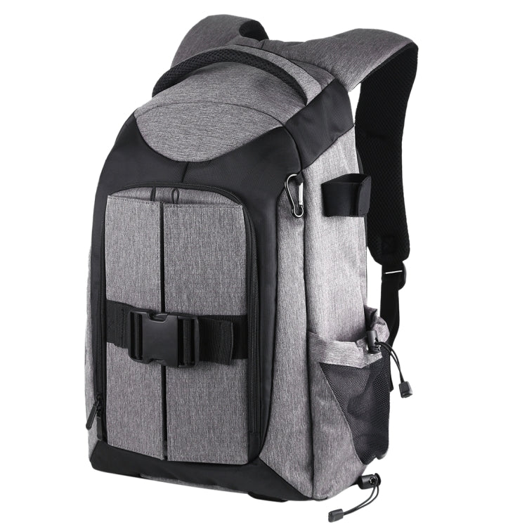 PULUZ 3-Fold 14W Solar-Powered Outdoor Camera Backpack with USB Port (Grey)