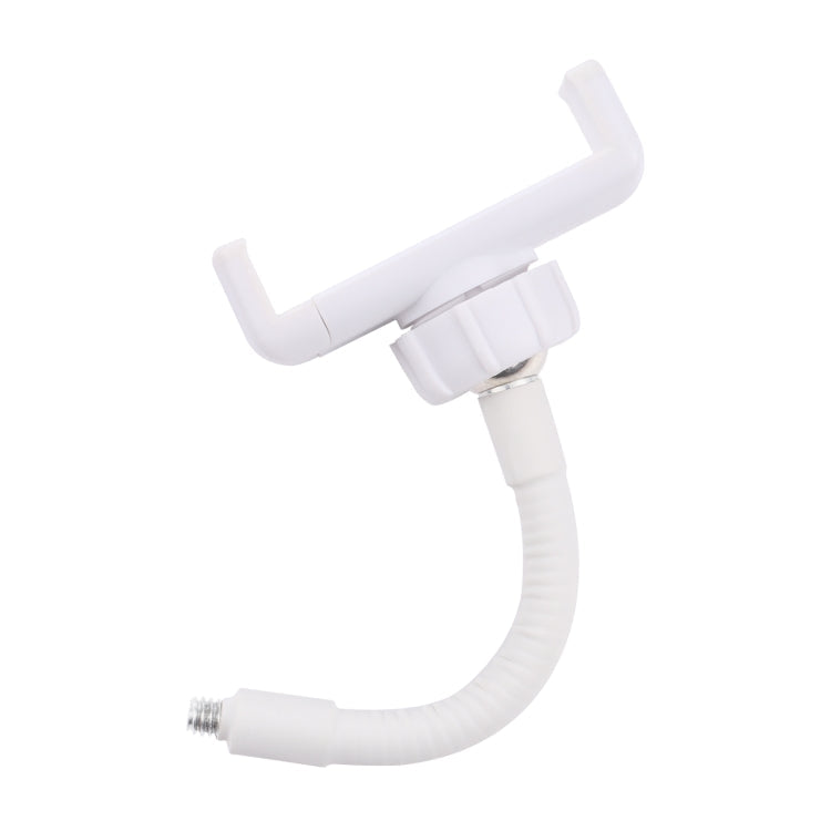 PULUZ Flexible Phone Holder with Wide Clamp Base (White)