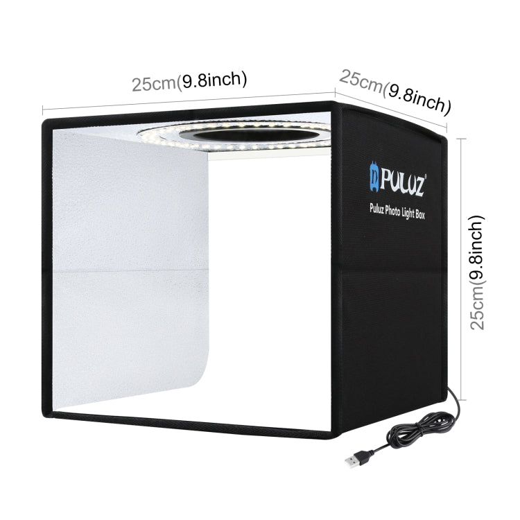 Folding Portable Studio Lighting Tent with Ring Light and Backdrops