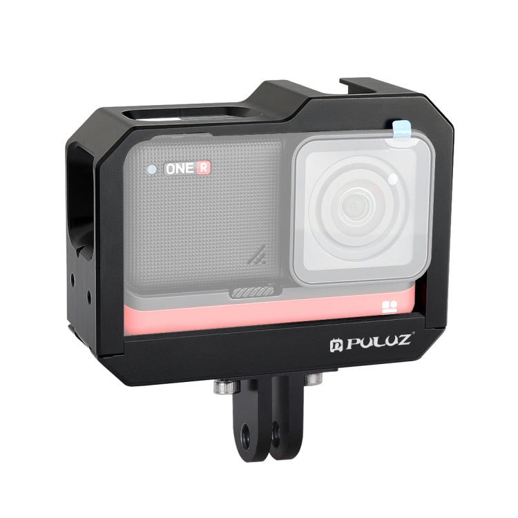 PULUZ Aluminum Alloy Protective Frame Cage for Insta360 One R (Black)