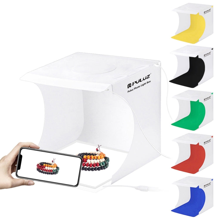 PULUZ Mini LED Photography Shadowless Light Studio Tent Box