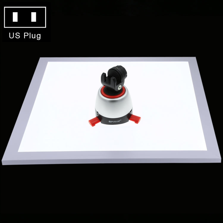 PULUZ 1200LM LED Photography Shadowless Light Panel with Adjustable Brightness and Flicker-Free Design (US Plug)