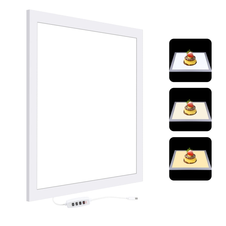 PULUZ 38cm 1200LM LED Photography Shadowless Light Panel Pad