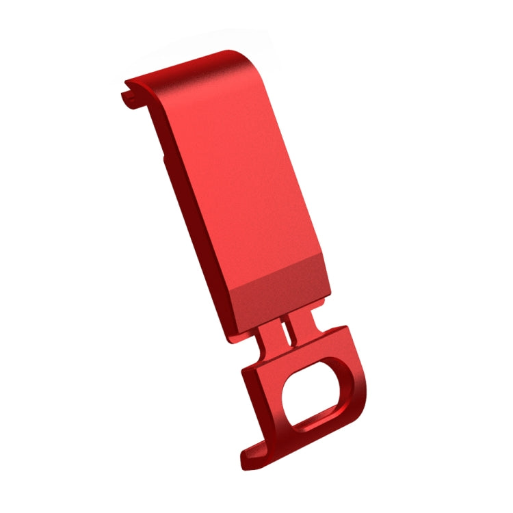 PULUZ Red Aluminum Alloy Battery Side Interface Cover for GoPro Hero11/10/9 Black