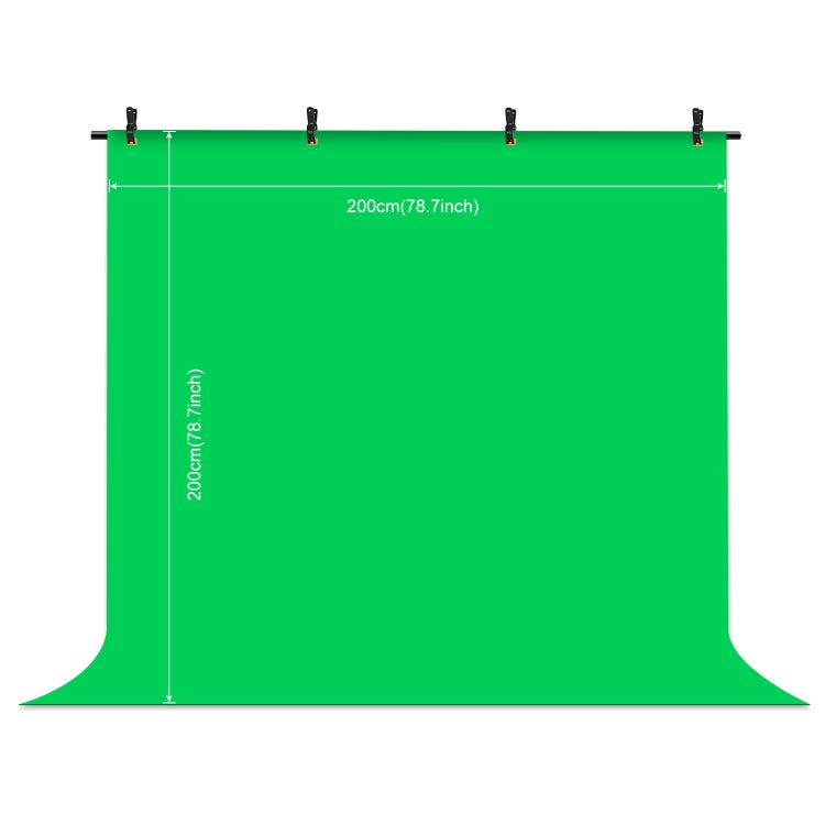 PULUZ 2x2m T-Shape Green Screen Photo Studio Background Support Stand Kit