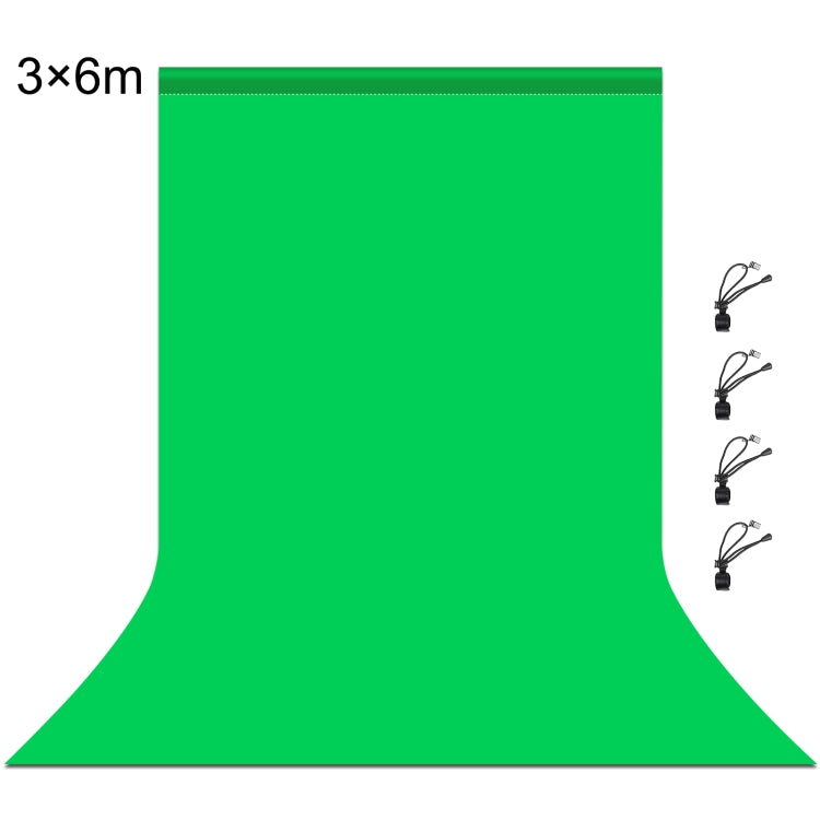 PULUZ 3m x 6m Photography Background Cloth Backdrop (Green) with Durable Material and Enhanced Shooting Effect