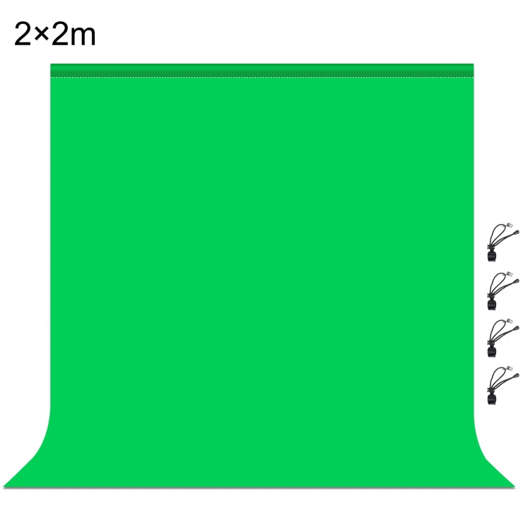 PULUZ 2m x 2m Green Photography Studio Background Cloth Backdrop with Matte Surface