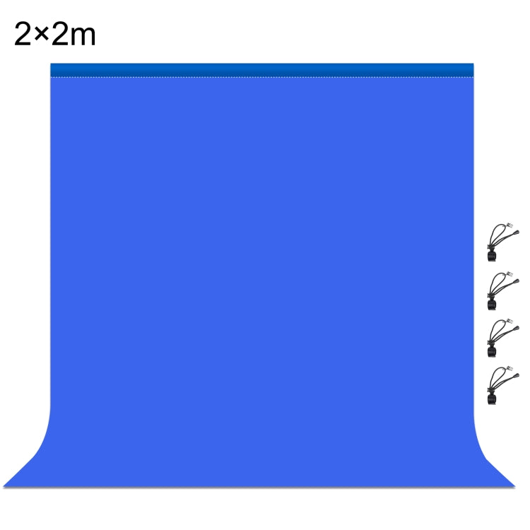 PULUZ 2m x 2m Blue Photography Background Cloth Backdrop