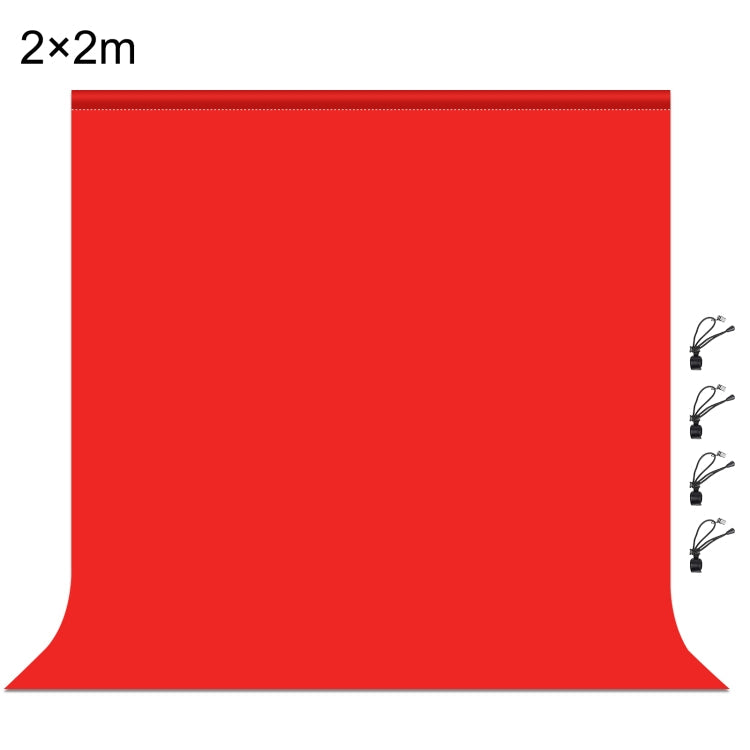 PULUZ 2m x 2m Red Photography Studio Backdrop with Enhanced Shooting Effect