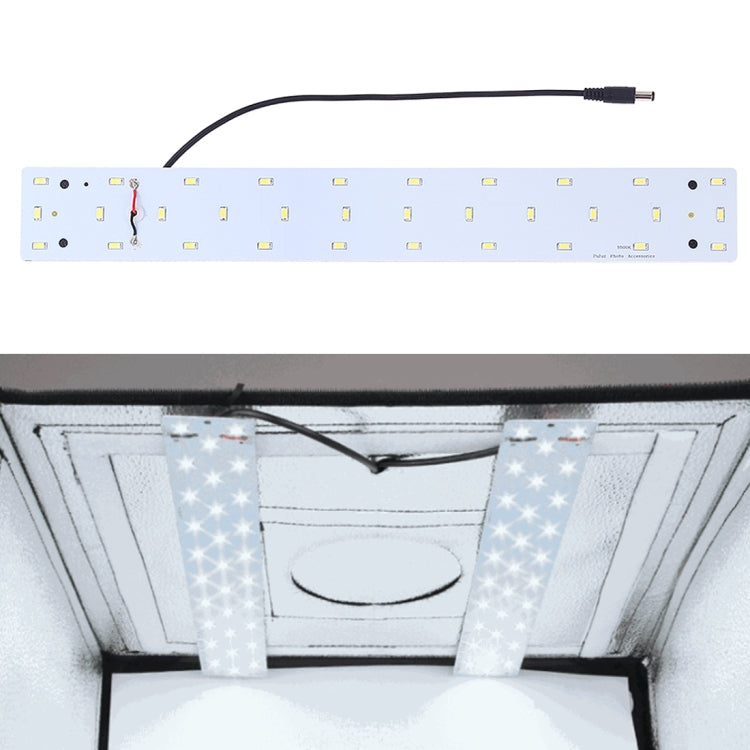 PULUZ 15W 1200LM 32 LEDs SMD 5730 5500K Aluminum Base Light Panel for 40cm Studio Tent - Photography Studio Tent Light Panel