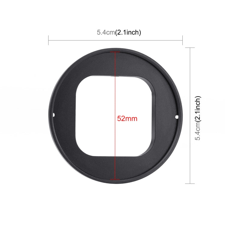 PULUZ 52mm UV Lens Filter for GoPro Hero Black Series with Adapter Ring