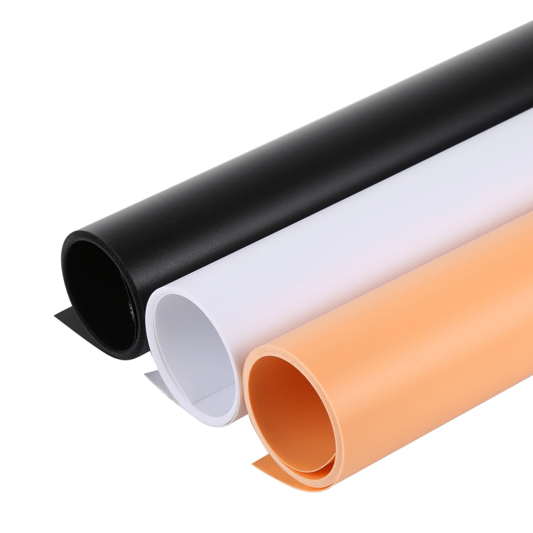 PULUZ Studio Photography PVC Paper Background Kit, 156cm x 80cm (White)