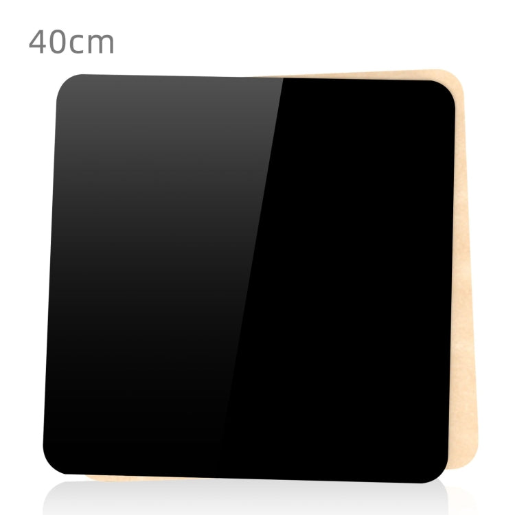 PULUZ 40cm Photography Acrylic Reflective Display Board (Black)
