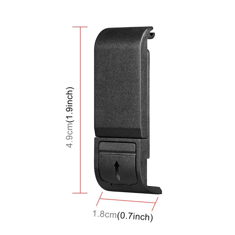 PULUZ POM Plastic Battery Side Interface Cover for GoPro Hero11 Black / HERO10 Black / HERO9 Black