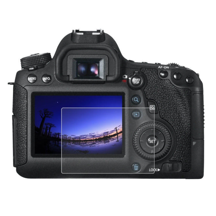 PULUZ 2.5D 9H Tempered Glass Film for Canon 6D and Compatible Cameras