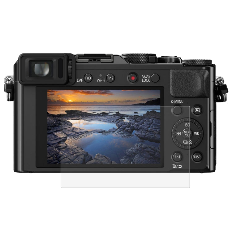 PULUZ 2.5D 9H Tempered Glass Film for Panasonic DMC-LX100 and Compatible Models