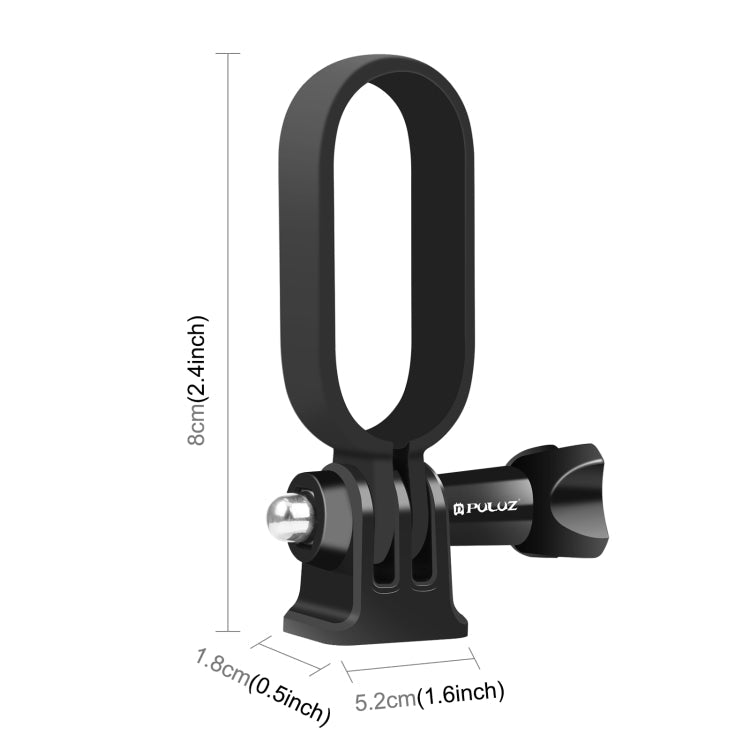 PULUZ Plastic Protective Frame Mount Cage for Insta360 GO 2 with Tripod Base Adapter (Black)