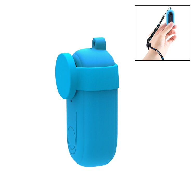 PULUZ Silicone Protective Case with Lens Cover for Insta360 GO 2 (Blue)