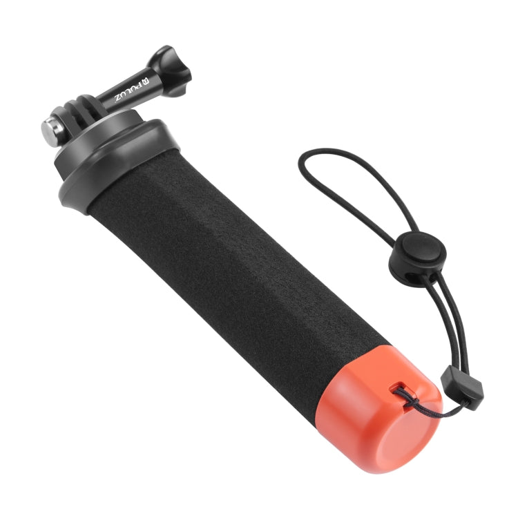 PULUZ Floating Foam Hand Grip Buoyancy Rods with Quick-release Base for Action Cameras (Orange)