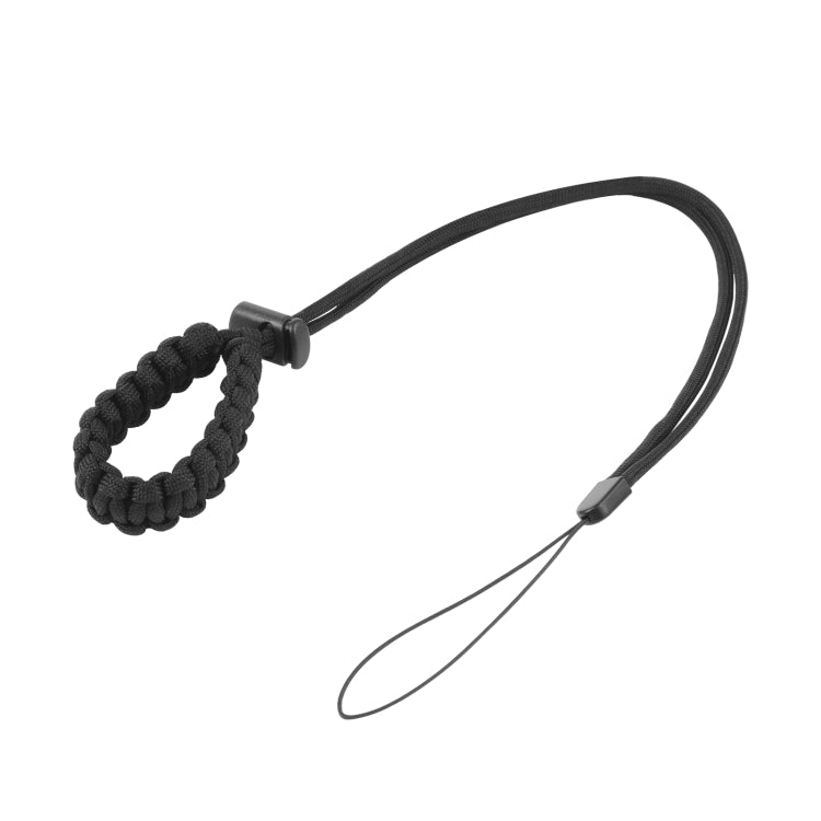 PULUZ Adjustable Braided Camera Wrist Strap with Anti-Lost Feature (Black)