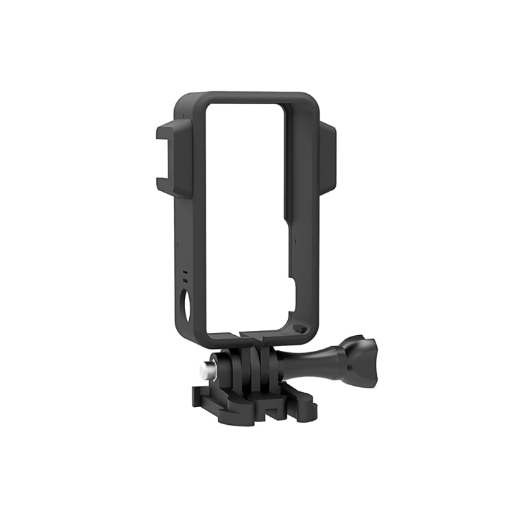 PULUZ ABS Camera Cage with Dual Cold Shoes for DJI Action 2 (Black)