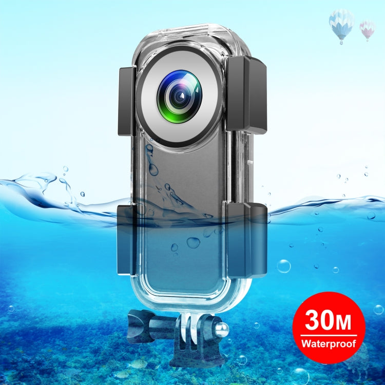 PULUZ 30m Underwater Waterproof Housing Case for Insta360 ONE X2 - Transparent