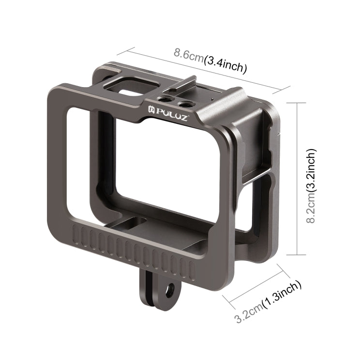 PULUZ Metal Cage for GoPro Hero 9/10/11 Black (Bronze)