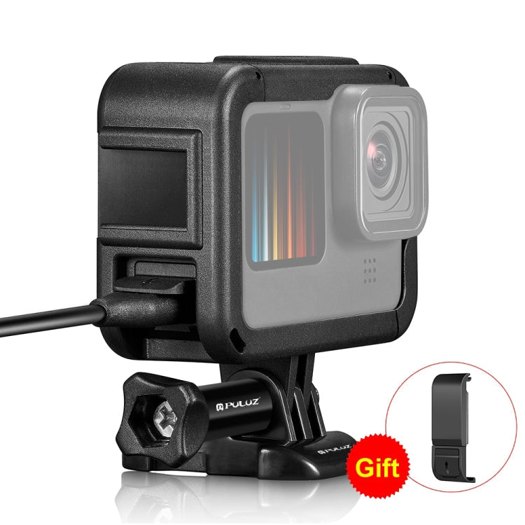 PULUZ Frame Expansion PA Cage with Side Interface Cover for GoPro Hero11/10/9 Black (Black)