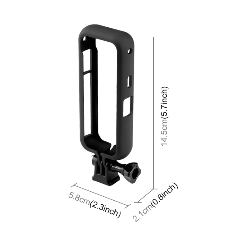 PULUZ PC Protective Frame for Insta360 ONE X2 - Black with Mount & Screw