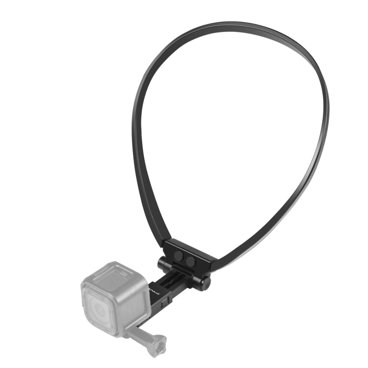 PULUZ Adjustable Neck Bracket for GoPro and Smartphone Cameras (Black)