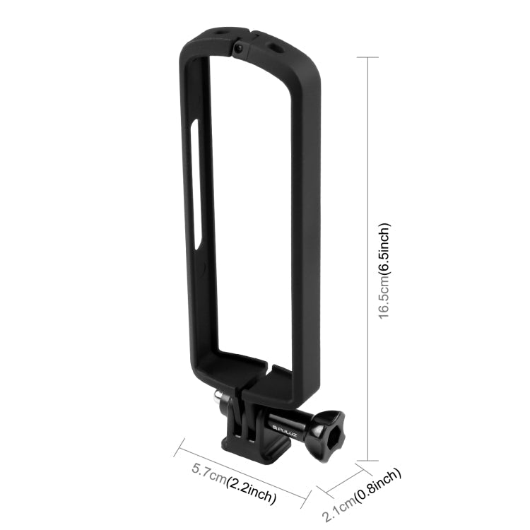 Protective Frame for Ricoh Theta SC2 with Adapter Mount and Screw (Black)