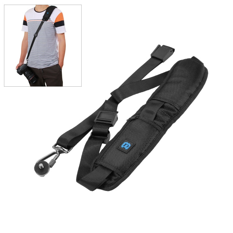 PULUZ Quick Release Anti-Slip Single Shoulder Camera Strap for DSLR and SLR Cameras with Metal Hook