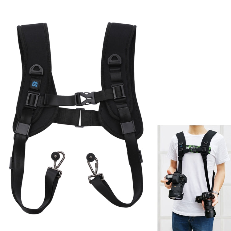 PULUZ Quick Release Double Shoulder Harness for DSLR Cameras