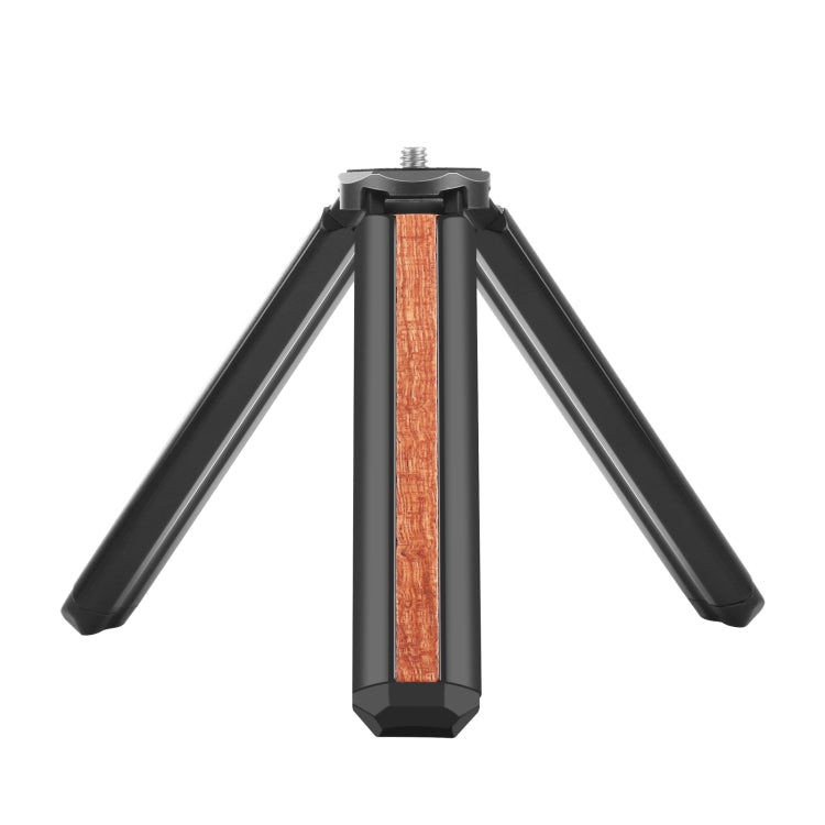 PULUZ Inlaid Wood Desktop Vlogging Live Tripod Holder (Black)