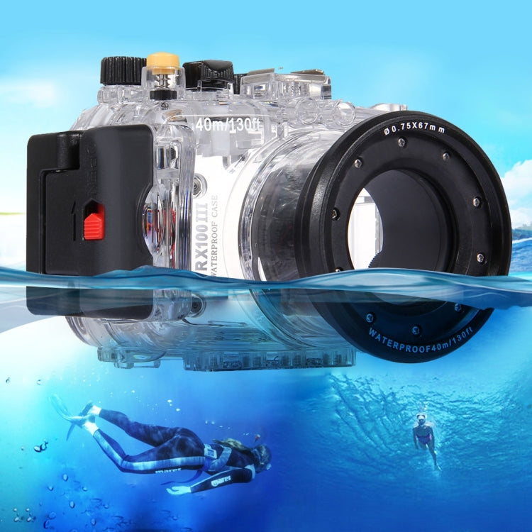 PULUZ 40m Underwater Camera Housing for Sony RX100 III