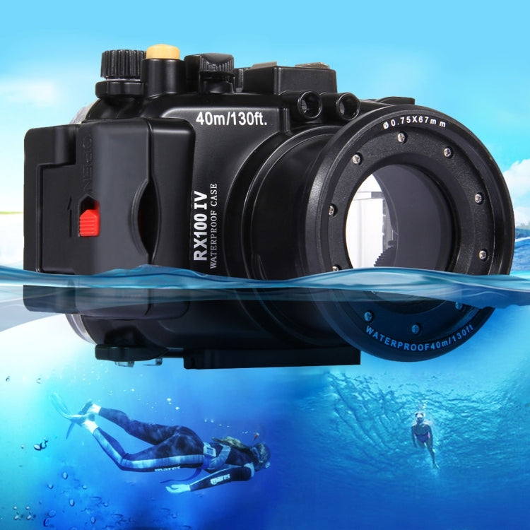 PULUZ 40m Underwater Waterproof Camera Housing for Sony RX100 IV
