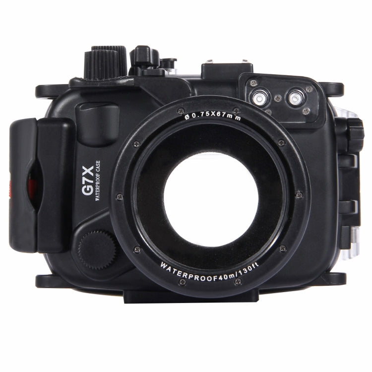 PULUZ 40m Waterproof Diving Case for Canon G7 X (Black)